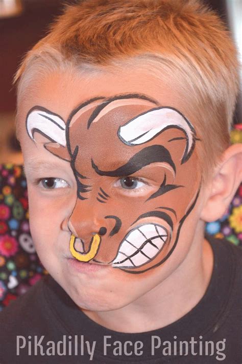 For an upcoming Rodeo For an upcomi… in 2020 | Face painting for boys, Face painting designs ...