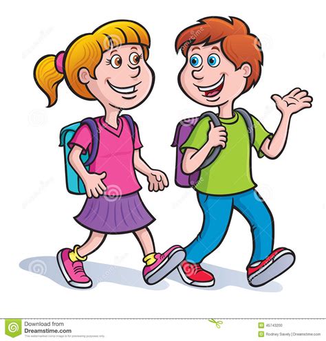Kid Walking Clipart | Free download on ClipArtMag