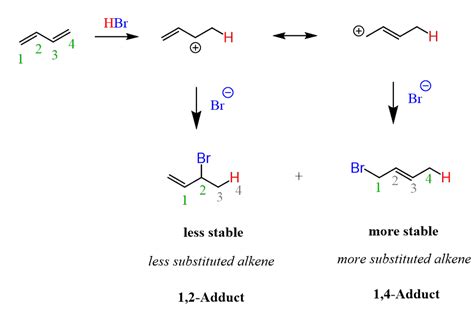 1,2 and 1,4 Electrophilic Addition to Dienes - Chemistry Steps