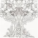 Trees Coloring Books  AdultcoloringbookZ sketch template