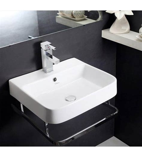 Buy Hindware Element White Ceramic Designer Wash Basin Online - Wash Basins - Bath - Homeware ...