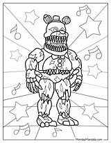 28 Five Nights At Freddies Coloring Pages Free PDF Printables sketch template