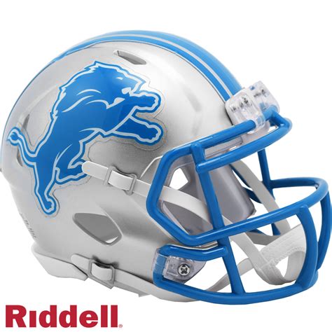 Detroit Lions Helmet Riddell Replica Mini Speed Style 2024 - Caseys Distributing