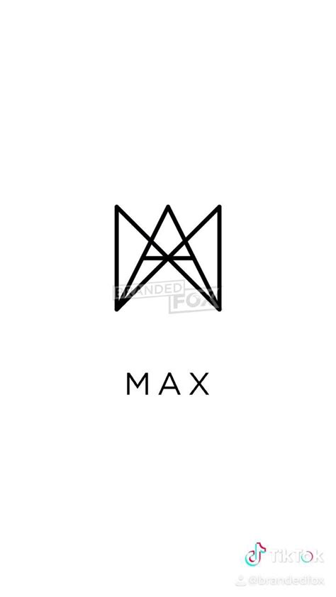 Name logo for Max [Video] | Floral logo design, Logo design trends ...