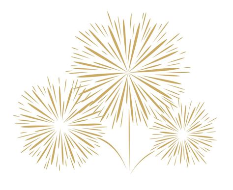 Holidays fireworks on white background By vectortatu | TheHungryJPEG