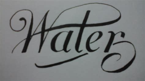 Water Calligraphy - agrohort.ipb.ac.id