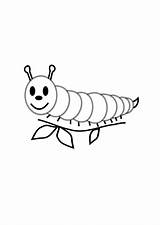 Free Printable Caterpillar Coloring Pages For Kids sketch template