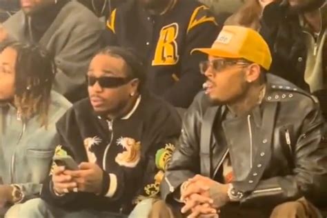 Chris Brown Responds to Viral Video of Him Sitting Next to Quavo - XXL