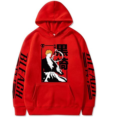 Bleach Hoodies - Bleach Anime Fashion Pullover Hoodie | Bleach Store