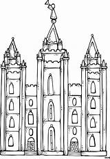 Lds Temple Coloring Sheet sketch template