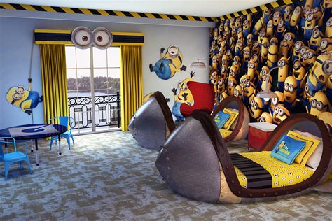 Despicable Me Themed Hotel Rooms at Universal Orlando