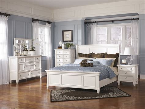 Prentice 5Pc Bedroom Set B672 in White by Ashley Furniture