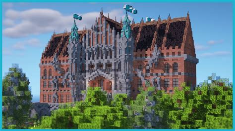 Building a Medieval Town Hall! | Minecraft Timelapse - YouTube