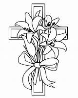Easter Cross Coloring Pages  Free Printable For Kids sketch template