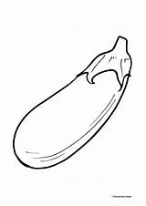 Eggplant coloring Page ♥ Online For Free sketch template