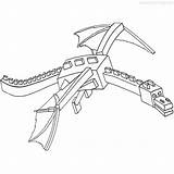 Ender Dragon Coloring Pages Clipart Black And White  XColoringscom sketch template