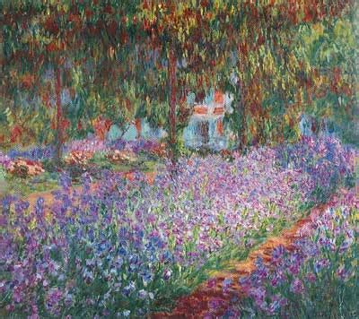 Monets Garden, the Irises - Claude Monet Art Reproduction | Galerie Dada