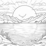 Printable Lake Coloring Pages Free For Kids And Adults sketch template
