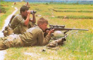 Vietnam sniper shot an enemy sniper through the enemy's own scope ...