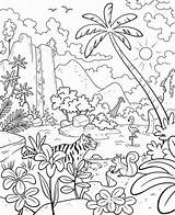 Creation Coloring Sheets Printables sketch template