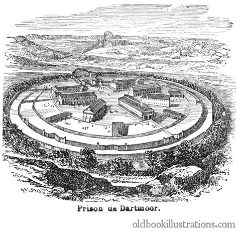 HM Prison Dartmoor | Old Book Illustrations