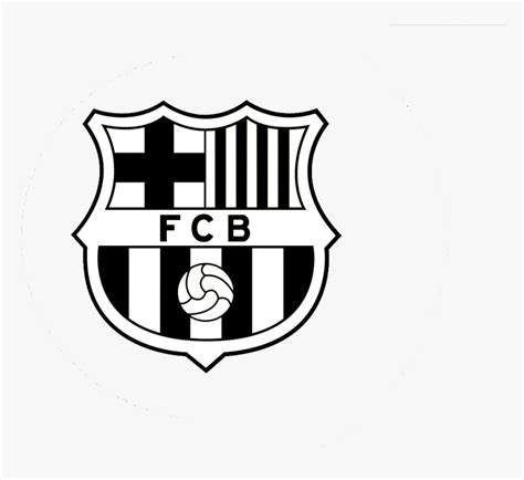 Fc Barcelona Logo Black And White, HD Png Download , Transparent Png ...