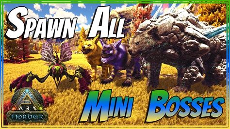 Spawn All Mini Bosses In Ark Fjordur - YouTube