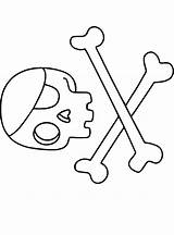 Kids N Funcom  Coloring Page Pirates Easy jolly roger sketch template