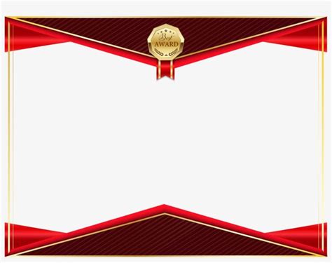 Download Certificate Png Transparent Image - Certificate Border With Ribbon for free. Nic ...