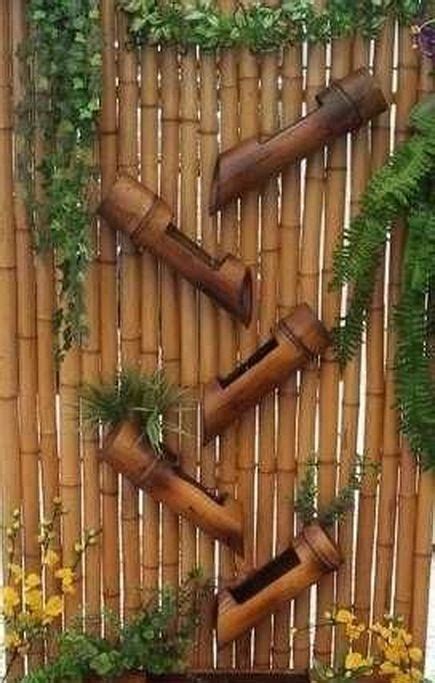 20+ Stunning DIY Bamboo Wall Art And Decor Ideas | Bamboo decor, Bamboo garden, Bamboo fountain