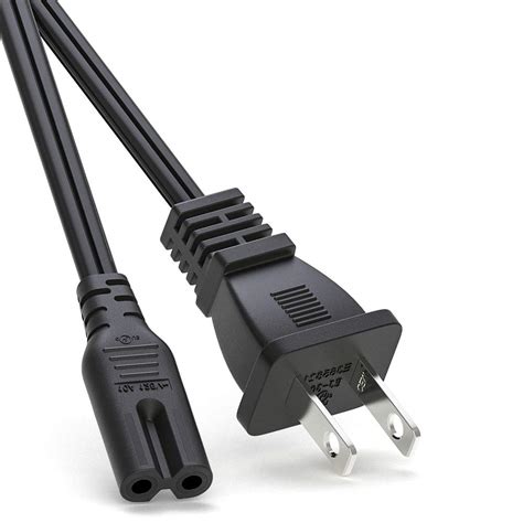 Amazon.com: 【UL Listed】TV Power Cord 6Ft for TCL Roku/Samsung/Apple/LG ...