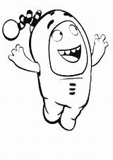 Jeff Oddbods Coloring Pages Printable sketch template