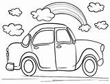 How To Draw A Car For Kids Easy Drawing And Coloring Toddlers sketch template