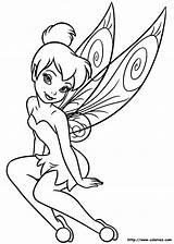 120 dessins de Coloriage La Fée Clochette à Imprimer  Campanilla sketch template