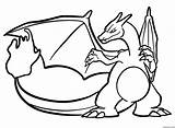 Pokemon Coloring Pages Charizard sketch template