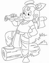 Chhota Bheem Coloring Pages & Books  100% FREE And Printable sketch template