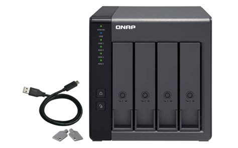 QNAP TR-004 4 Bay Hard Drive Enclosure Direct Attached Storage (DAS ...