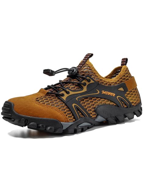 Tanleewa - Men's Sandals Barefoot Hiking Shoes Quick Dry Breathable Mesh Lightweight Outdoor ...