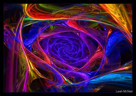 ""Psychedelic Spirals" - Fractal Art" by Leah McNeir | Redbubble