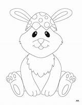 Easter Bunny Coloring Pages  75 FREE Printabulls sketch template