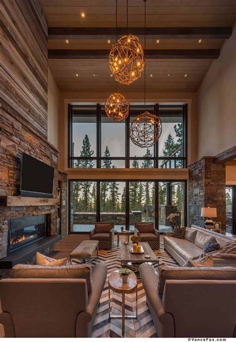 Brilliantly designed mountain modern cabin in California's High Sierra | Modern cabin interior ...