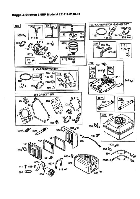 Briggs and Stratton 17 5 Hp Engine Diagram