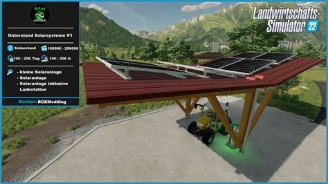 SHED PACK WITH SOLAR SYSTEMS V1.0 – FS22 mod