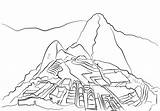 Machu Picchu coloring Page  ColouringPages sketch template