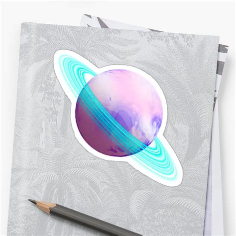 "Aesthetic Planet Space" Sticker by xxxlemonade | Redbubble