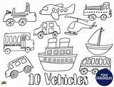 Vehicles Coloring Pages sketch template