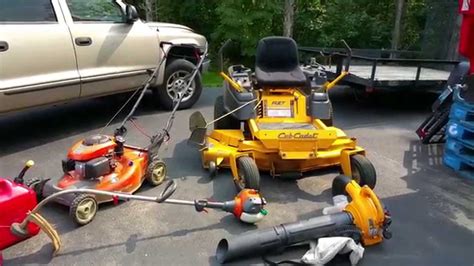 Basic equipment for starting a lawn care business and upgrades - YouTube