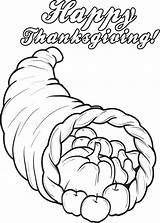 Thanksgiving Cornucopia coloring Page  Download Print Or Color Online sketch template