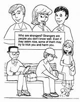 Child Safety Coloring Pages  Free Printable For Kids sketch template