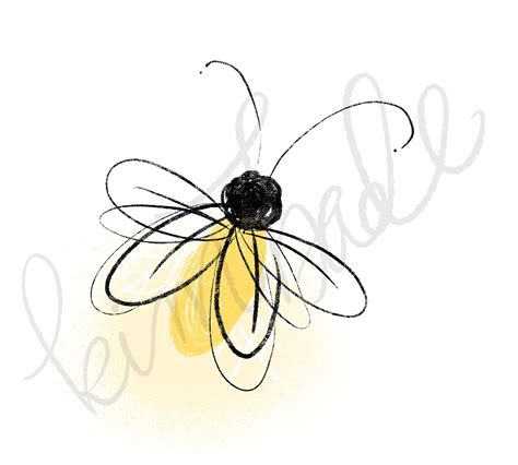 CLIPART Firefly Lightning Bug Doodlie-style Clipart PERSONAL USE ...